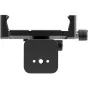 Смартфон-держатель Ulanzi MA51 QuickClip с наклоном 180° и вращением 360°, вид сверху с двумя креплениями для аксессуаров и резьбой 1/4-20 для штатива