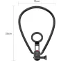 Ulanzi MG14 Magnetic Neck Mount for smartphones and action cameras, featuring a magnetic smartphone holder and quick-release action camera mount, black color, with dimensions of 26 cm width and 19 cm height.
