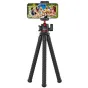 Ulanzi MT-33 multi-functional octopus tripod with dual cold shoe mounts holding a smartphone for vlogging and creative shooting