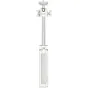 Ulanzi MT-42 extendable desktop tripod in white with ball head and 360-degree cold shoe mount for smartphones and cameras