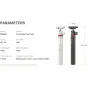 Ulanzi MT-44 V2 extendable vlog tripod with twist-lock mechanism, displayed in extended and compact forms, featuring a ball head and smartphone clamp, ideal for vlogging and selfies.