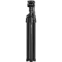 Ulanzi MT-65 Bluetooth tripod fully extended with pan/tilt video head and 90-degree horizontal center column for creative overhead shots