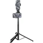 Ulanzi MT-70 360-degree rotating dual camera tripod with two smartphone holders, extendable from 32 to 158 cm, designed for versatile vlogging and content creation.