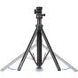 Ulanzi MT-80 Auto-Open Tripod with extended legs, 2-way pan/tilt head, and reinforced base for stable photography and videography