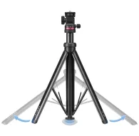 Ulanzi MT-80 Auto-Open Tripod with extended legs, 2-way pan/tilt head, and reinforced base for stable photography and videographyUlanzi MT-80 Auto-Open Tripod with extended legs, 2-way pan/tilt head, and reinforced base for stable photography and videography