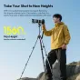 Ulanzi OMBRA II YING Tripod fully extended to 1560mm, perfect for outdoor photography and videography.