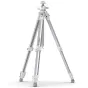 Ulanzi T156 white travel tripod with extended center column and 360-degree ball head for stable vlogging and photography