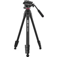 Ulanzi Ombra 3030 travel tripod with fluid video head, extended to 63 inches, lightweight aluminum construction, ideal for vlogging and travel filmingUlanzi Ombra 3030 travel tripod with fluid video head, extended to 63 inches, lightweight aluminum construction, ideal for vlogging and travel filming