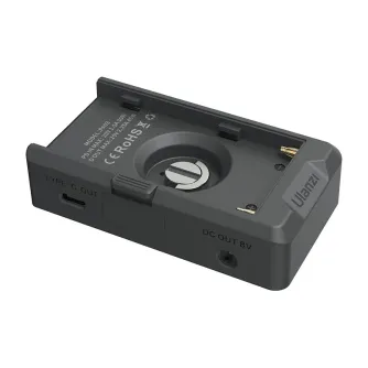 Ulanzi PA03 NP-F montāžplāksne ar Type-C un DC 8V iziešujumiem, LED monitoringu un saderību ar Sony NP-F baterijām