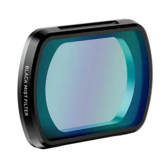 Фильтр Ulanzi PK-01 Black Mist для DJI Osmo Pocket 3 - черная алюминиевая рамка с градиентным оптическим стеклом цвета тёмно-бирюзового, предназначен для кинематографических видео и портретной съемки