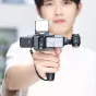 Алюминиевый расширительный адаптер Ulanzi PK-06 для DJI Osmo Pocket 3 с резьбой 1/4 дюйма и креплениями для экшн-камер, удерживаемый горизонтально для универсальной съемки в ландшафтном и портретном формате