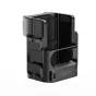 Ulanzi PK-06 aluminum expansion adapter for DJI Osmo Pocket 3 featuring versatile mounting points and a durable design with a prominent circular opening.
