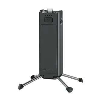 Ulanzi PK-12 Mini Quadpod Battery Handle for DJI Pocket 3 with extendable tripod legs and USB-C port for charging and power output