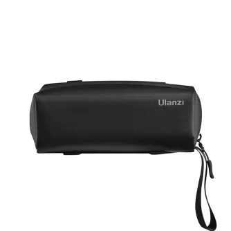 Ulanzi PK-04 nesējošā soma DJI Osmo Pocket 3 - kompakta melna soma ar rokas siksnu drošai mazo ierīču pārvadāšanai