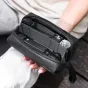 Ulanzi PK-04 carrying bag open view with organized compartments for DJI Osmo Pocket 3 accessories