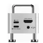 Док-станция Ulanzi A050 QT03 с SSD-отсеком - вид спереди с портами HDMI 4K60Hz, USB-C 40Gbps и встроенным охлаждающим вентилятором