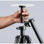 Ulanzi QT05 Xiaojiu rotējošais paliktnis JJo6 statīvā ar 360 grādu rotācijas skalu un drošu O-rīnga fiksāciju precīzai produktu fotogrāfijai