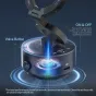 Ulanzi SK-22 electric suction cup mount with illuminated base showing ON/OFF switch and valve button for MagSafe phones, demonstrating automatic suction technology for secure hands-free mounting on smooth surfaces