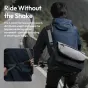 Ulanzi TE88 15L lightweight camera shoulder bag with a 3-point harness system for secure cycling and active shooting, featuring quick-access side zippers and modular compartments.