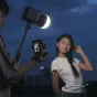 Ulanzi TT24 Cka 2-in-1 selfie stick and tripod in use with quick-release plate for phones, extending up to 1.48m for stable outdoor photography
