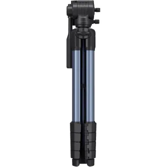 Ulanzi TT39 video tripod with extended five-section aluminum legs and pan/tilt head, featuring Arca-type quick release plate and smartphone holder