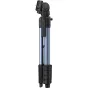 Ulanzi TT39 video tripod with extended five-section aluminum legs, pan/tilt head, and smartphone holder for versatile stabilization of cameras and smartphones
