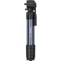 Ulanzi TT39 video tripod with pan/tilt head and smartphone clamp, fully extended showing five-section aluminum legs and Arca-type quick release plate