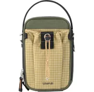 Ulanzi U Mini Phone Bag with padded interior, dual-zip access, front drawstring pocket, and secure magnetic card slot – compact smartphone and camera bag in olive and beige plaidUlanzi U Mini Phone Bag with padded interior, dual-zip access, front drawstring pocket, and secure magnetic card slot – compact smartphone and camera bag in olive and beige plaid