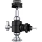 Ulanzi U-60 mini metal ball head with cold shoe mount, compact design for lightweight cameras, 360-degree rotation, and removable top shoe for versatile accessory attachment