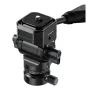 Ulanzi U190 II UKA Video Head with 4kg load capacity, featuring smooth 360° pan and +90°/-53° tilt, UKA quick release plate, and detachable handle for travel-friendly videography.
