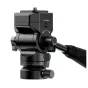 Ulanzi U190 II UKA Video Head featuring a fluid head mechanism, pan-and-tilt control knob, and 1/4 screw mount. Includes a detachable handle, graduated scale for precise adjustments, and a 3/8” to 1/4” adapter at the base.