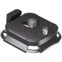 Ulanzi UKA09 Anti-Twist Quick Release Plate with positioning pin for stable camera mounting on tripods and gimbals