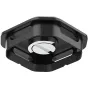 Ulanzi UKA09 Anti-Twist Quick Release Plate - top view with positioning pin and 1/4-20 screw hole for secure camera mounting on tripods and gimbals