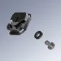 Ulanzi UKA10 Cable Clamp Quick Release Plate with rubber O-ring and 1/4-20 screw for secure tethered shooting setup