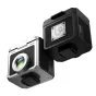 Ulanzi VF01 silver waist-level optical viewfinder with magnetic sunshade and cold shoe mount for low-angle photography