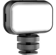 Ulanzi VL28 kompakts LED video gaisma ar iebūvētu litija bateriju, priekšējais skats ar 1/4-20 vītni montāžas adapteriUlanzi VL28 kompakts LED video gaisma ar iebūvētu litija bateriju, priekšējais skats ar 1/4-20 vītni montāžas adapteri