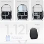 Рюкзак Ulanzi YY038 Urban Travel Backpack V2 объемом 22L с универсальным хранением для 1 корпуса камеры + 3 объективов, 2 корпусов камеры + 2 объективов и дронов, вес 1.12 кг