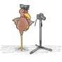 Varizoom CHICKENFOOT101 carbon fiber monopod with 3-way photo head, featuring a foldable chickenfoot base for lightweight and versatile photography support.