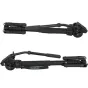 Varizoom CHICKENFOOTHEAD-AL monopod with fluid video head - extended 4-stage aluminum monopod with fold-down tripod feet for smooth video shooting, supporting up to 25 lbs