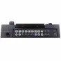 Задняя панель управления VariZoom River Control Console с портами 7-осевого управления для 4 камер, оснащённая слотом для сенсорного экрана, ручками для ручной настройки и надёжными разъёмами для профессиональной видеопроизводст