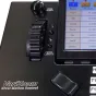 VariZoom River Control Console 4-camera 7-axis system with touchscreen interface displaying controls for Pan, Tilt, Zoom, Focus, Iris, Track, and Boom