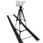 VariZoom Solo Slider Dolly Kit with VZ-TK75A tripod and fully extended 16-foot aluminum track for smooth camera movements
