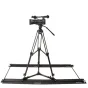 VariZoom Solo Slider Dolly Kit with VZ-TK75A tripod and 16-foot expandable track for professional smooth tracking shots