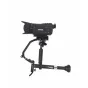 VariZoom Stealthy camera stabilizer in handheld mode with a camera attached, designed for mobile shooting and versatile applications