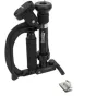 Varizoom StealthyGo stabilizer with adjustable monopod and belt clip for GoPro and smartphone stabilization