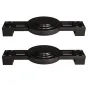 Varizoom VariSlider VS-TM2 heavy-duty tripod mount kit for VSM-series sliders, featuring precision aluminum construction with stainless steel fasteners and oversized hand knobs for secure, tool-free attachment to 100mm, 75mm, 65