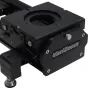 Varizoom VariSlider VSM1 professional camera slider with extended outriggers, stainless steel leveling feet, and precision-milled aluminum track for heavy payloads up to 120 lbs