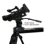 Профессиональный слайдер Varizoom VariSlider VSM1-T длиной 54 дюйма с тяжёлыми штативными креплениями и возможностью установки жидкостной головки для плавных кинематографических движений