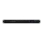 Blackmagic Design Cloud Store Ultra 48TB augstākās veiktspējas tīkla glabātājs ar priekšējo ventilācijas paneli un digitālo ekrānu, kas rāda aktīvo glabāšanas ietilpību un tīkla statusu