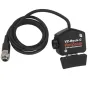VariZoom VZ-ROCK-C kompakts Canon 8-pin zooma kontroles ierīce ar spiediena jutīgu rokera kontroli, ātruma ierobežotāju un ieraksta/videatgriešanas pogām vieglajām kameru sistēmām